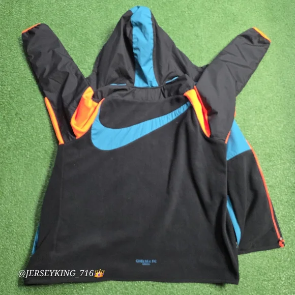 Nike Chelsea FC 2021/2022 Zip Up Woven Jacket Hooded Water Repellent XL
